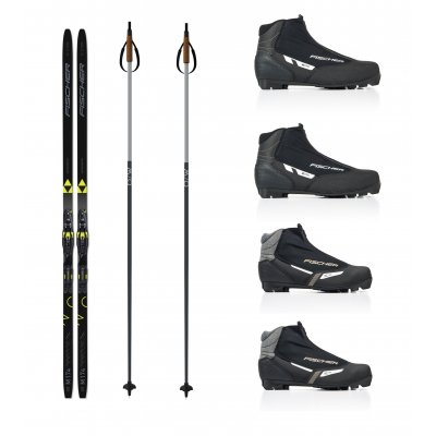 Fischer Langlaufski-Set klassisch ORBITER EF + Bindung +...