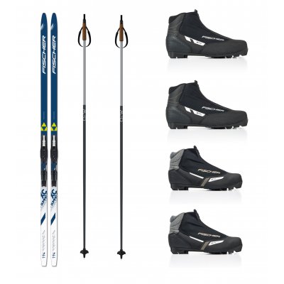 Fischer Langlaufski-Set klassisch SUMMIT CROWN EF +...