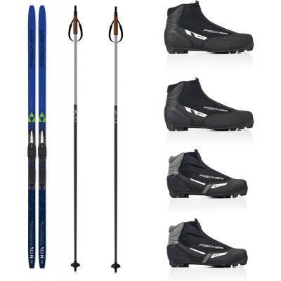 Fischer Langlaufski-Set klassisch Easy Cruiser + Bindung...